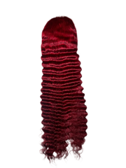 13x6 Transparent Burgundy Wig (Pre-order)