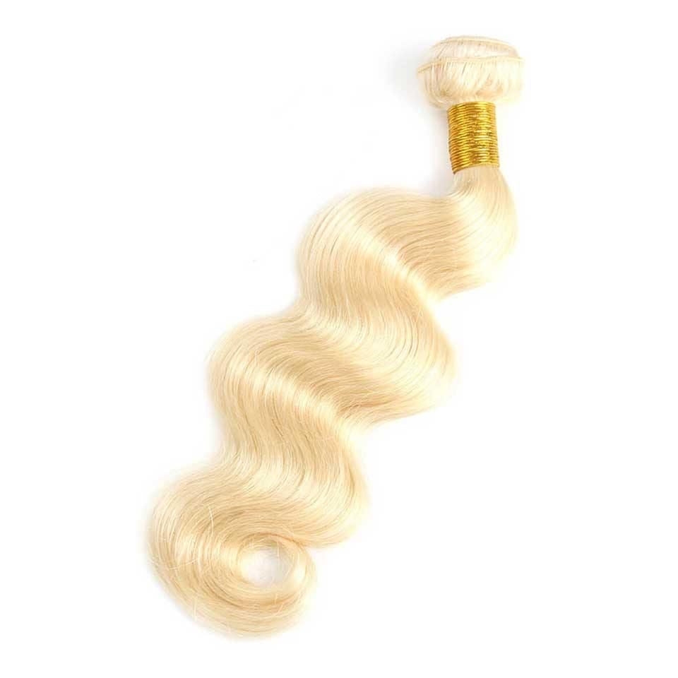 Virgin Blonde #613 Bodywave Bundle